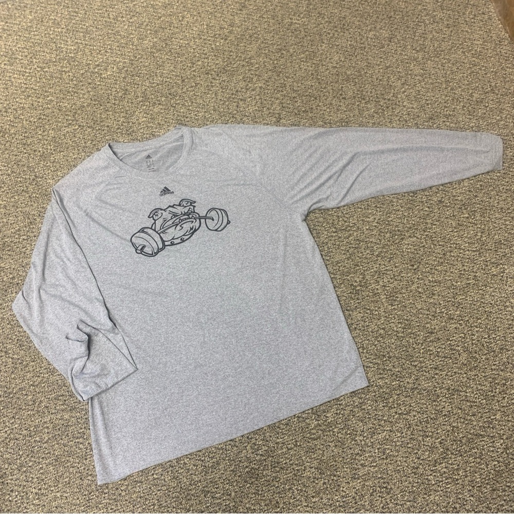 Adidas Gray Climalite Tee